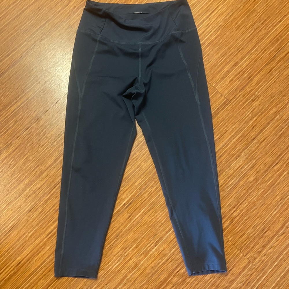 Girlfriend collective navy blue High-Waisted Leggings